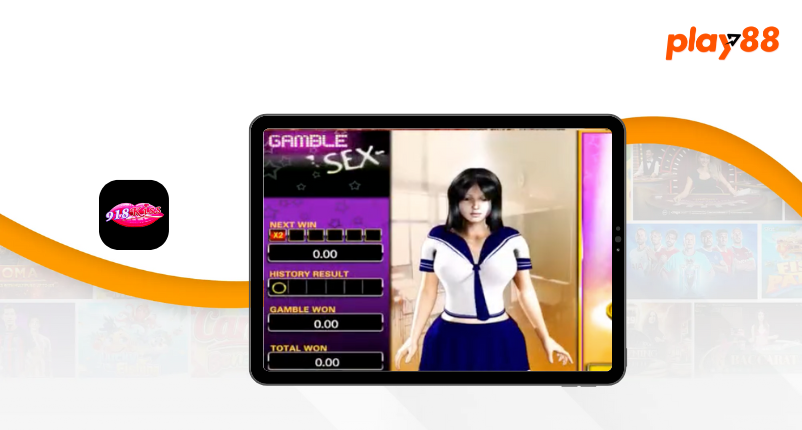 Kimochi 918Kiss gameplay featuring the engaging sailor uniform character.