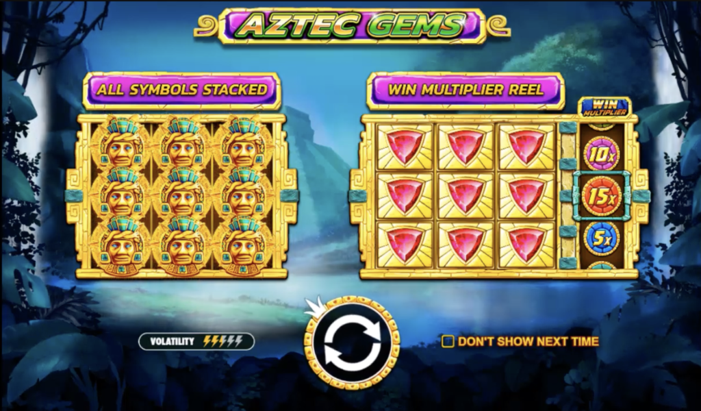 Players can try a free demo of Aztec Gems on Play88.
